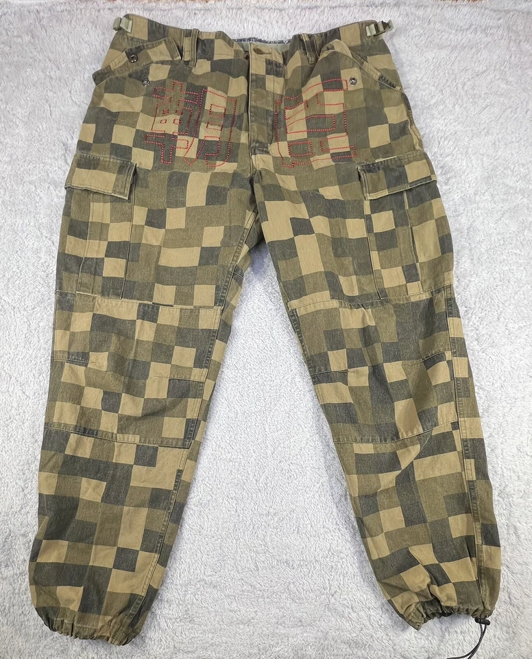 Pantalones cargo de camuflaje para hombre DOPE talla XL 100 % algodón RN #139488 Foto 1 de 4