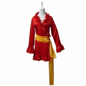 Pirate Empress Boa Hancock Snake Princess Red Cosplay Costume A018 - Picture 1 of 2