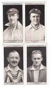 4 1926 YORKSHIRE Cricket Cards George Macaulay Percy Holmes Roy Kilner A. Lupton - Picture 1 of 1