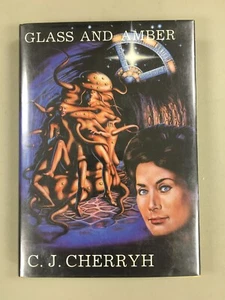 Glass and Amber by C. J. Cherryh, NESFA Press 1988, HC w DJ, LIBRARY COPY - Picture 1 of 7