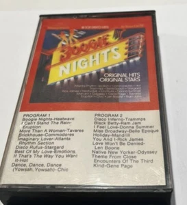 Vintage BOOGIE NIGHTS Cassette Tape Ronco 1978 Original Hits Stars Tested - Picture 1 of 3