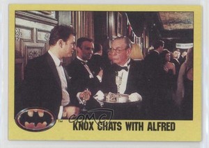 1989 Topps Batman Knox Chats with Alfred #181 0a3