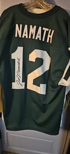 JOE NAMATHAUTOGRAPHED NEW YORK JETS JERSEY - Picture 1 of 8