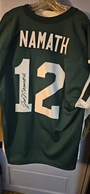 JOE NAMATHAUTOGRAPHED NEW YORK JETS JERSEY - Image 1 of 4