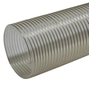 7 in. D x 12 ft. PVC Coil General Purpose Flexible Ducting in Clear - Picture 1 of 6