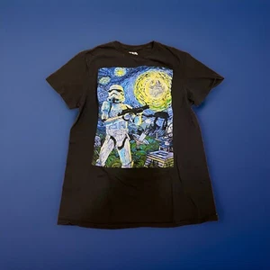 Star Wars Storm Trooper Impressionismus Gemälde Blk Shirt M Art Series Van Gogh - Bild 1 von 6
