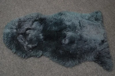 100% Natural sheep Fur Sheep Skin Rug Luxury Throw Silky Warm Floor  Mat 21 - Image 1 of 4