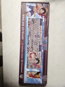 One Piece limited collab Culturefly Wireless Ergonomic Full Designed Keyboard - Picture 1 of 5