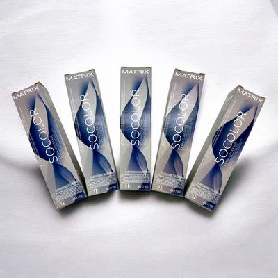 Color de cabello Matrix SoColor preunido cobertura adicional permanente 3 oz - Elige el tuyo Foto 1 de 3