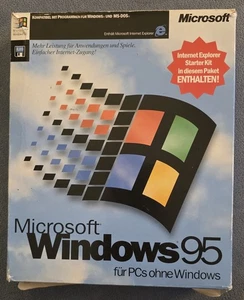 RAREZA - Microsoft Windows 95 - Alemán - 362-00299, Disquetes, Versión Completa - Imagen 1 de 4