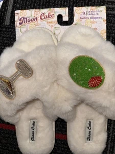 Moon Cake Ciabatte Donna MartiniPaillettes Crema Morbide Memory Foam Slide Tg S (5/6) - Foto 1 di 2