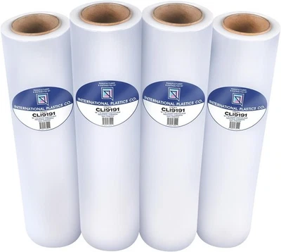 18" Stretch Film / Wrap 1200' 70G 500% Stretch Heavy Duty Clear Cling 4 ROLLS - Image 1 of 4