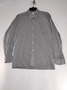Pavo by Lastrada Herren Medium 15-15 1/2 grau Langarm Button Down Kragen Hemd - Bild 1 von 6