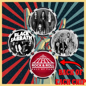 BLACK SABBATH - ROCK & ROLL HALL OF FAME - COLLECTABLE COIN SET (3) #2 - Picture 1 of 2