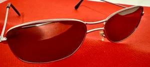Mirrored Aviator Sunglasses Women's Silver Great Condition - Picture 1 of 7
