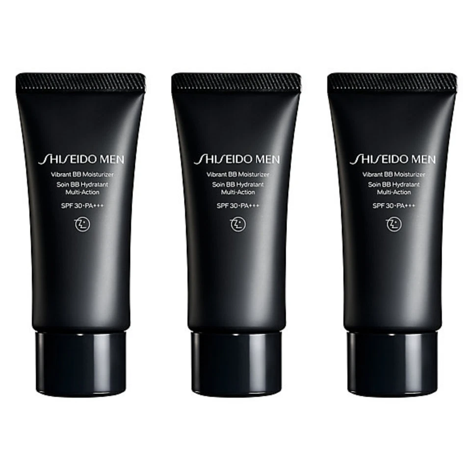SHISEIDO MEN Vibrant BB Moisturizer BB Cream SPF30・PA 40g Set of 3 Fedex