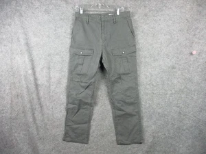 Pantalones de trapo y hueso para hombre 34 grises bolsillos de carga ejército 100 % algodón lona adulto - Imagen 1 de 19