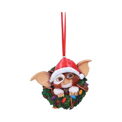 Gremlins Weihnachtskugeln  Nemesis Now - Gizmo In Wreath ! Standard Standard - Bild 1 von 4