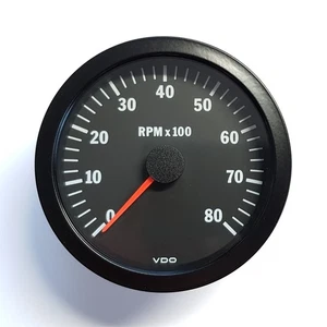 VDO Cockpit Vision Tachometer 3 15/16in 8000U/Min - Picture 1 of 2