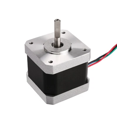 1PC Stepper Motor Nema17 flat shaft 0.3Nm 4wires 1.0A 17HS3410-02 DIY 3D printer - Image 1 of 4