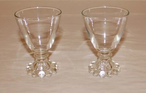 2 Anchor Hocking Boopie Liquor Cocktail Glasses Clear 4 ounces - Picture 1 of 8