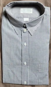 Arrow Bradstreet Men's Dress Shirt Blue Striped Size 15.5 34-35 Made in USA - Picture 1 of 6