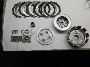 1984 HONDA XR350R XR 350 CLUTCH COMPLETE + SPRINGS + MOUNTING NUT + GOOD BOLTS - Bild 1 von 11