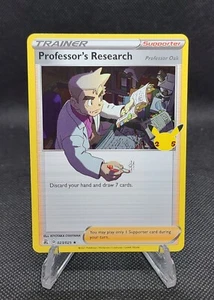 Professor's Research 023/025 Holo seltene Pokemon Celebrations Trainerkarte NM TCG - Bild 1 von 2