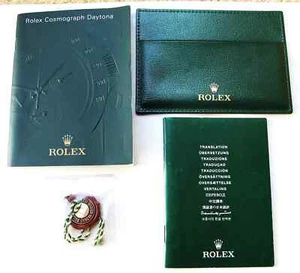 ROLEX DAYTONA SET LIBRETTI ORIGINALI DATATI NOVEMBRE 2007 (4 OGGETTI) DAVVERO BELLI - Foto 1 di 2