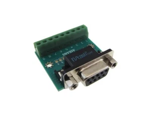 DB9 Female Signals Breakout Board Serial Port Gold-flush 3.96mm Header - Picture 1 of 2