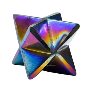 Cristal de cuarzo Merkaba titanio aura cuarzo - Imagen 1 de 8
