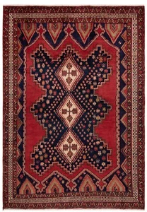 Sirjan 246x177 CM Annodati Mano Perserteppich-Nomadic, Oriente, Tappeto, Rosso - Picture 1 of 9