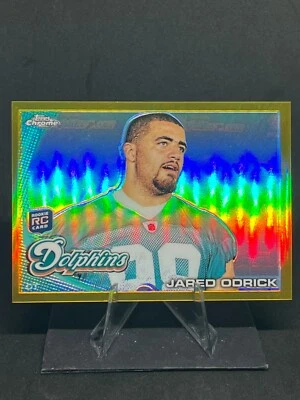 Jared Odrick 2010 Topps Chrome GOLD REFRACTOR /50 #C188 Miami Dolphins Rookie RC - Image 1 of 2