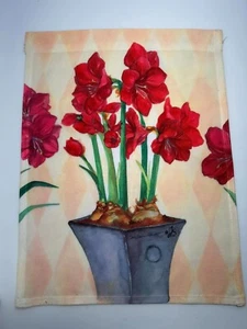 Drapeau de jardin d'art vintage Toland 14" x 11" drapeaux saisonniers de cour et de maison - Photo 1/23