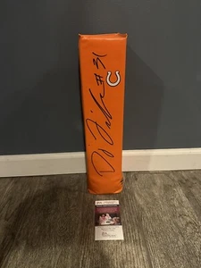 DJ GIDDENS SIGNED INDIANAPOLIS COLTS TOUCHDOWN PYLON JSA COA AUTOGRAPHED - Picture 1 of 3
