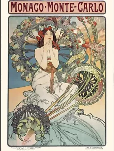 Affiche, reproduction, "Alfons Mucha", 1913, Art nouveau / 15 x 20 cm - Photo 1/1