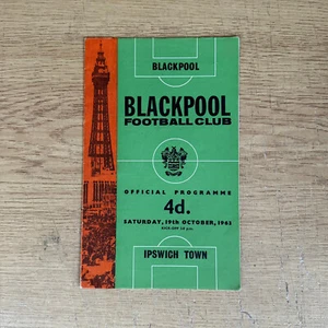 Blackpool v Ipswich Town 19 October 1963 Programme Division One ITFC - Picture 1 of 3