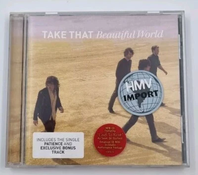 TAKE THAT - 'Beautiful World' CD Like New - Reach Out, Patience, Hold On - Image 1 of 4