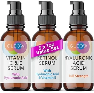 Suero de retinol para rostro - Suero facial de vitamina C con suero de ácido hialurónico PACK DE 3 unidades - Imagen 1 de 6