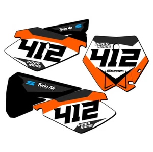 SX 85 SG63 Custom MX Number Plates Senge Graphics Kit Compatible with KTM - Bild 1 von 19