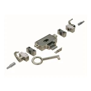 Hettich Drehstangenschloss 25mm DIN links vernickelt - Bild 1 von 1
