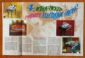 FARFISA Portable Electronic Organs-1967- "Where The Action Is"-Printed in Italy - Picture 1 of 3