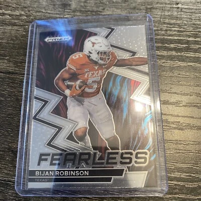 2023 prizm draft picks football Bijan Robinson Base Fearless #F-21 - Image 1 of 2