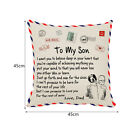 18" Pillow Case Personalized Letter Cushion Cover Home Sofa Decor Special Gifts