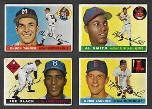 1955 Topps Baseball:  "Off Grade" Choose Your Card (#3 - #202)