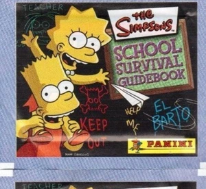 PEGATINAS DE GUÍA DE SUPERVIVENCIA ESCOLAR DE LOS SIMPSON 001 A 228 ELIGE POR PANINI - Imagen 1 de 88