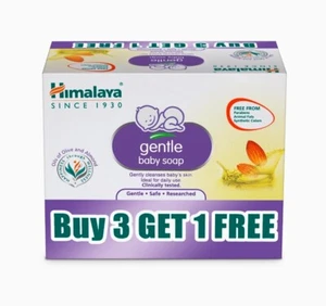 Himalaya Gentle Baby Soap-75gm × ( 4 pack ) - Picture 1 of 8
