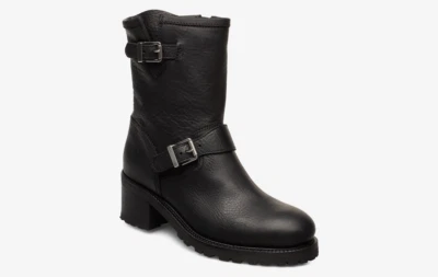 Polo Ralph Lauren BLACK Payge Vachetta Leather Boots, 7B NWOB - Image 1 of 4