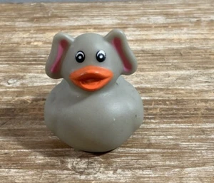 Gummi Ente Elefant Deko Auto Büro grau Rüssel Ohren Ornament KEIN Quietschen - Bild 1 von 5