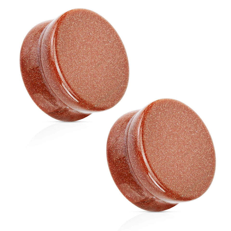 Organic Ear Plugs / tunnels Made of Solid Stone or Wood-SOLD AS A PAIR - Image 1 of 1